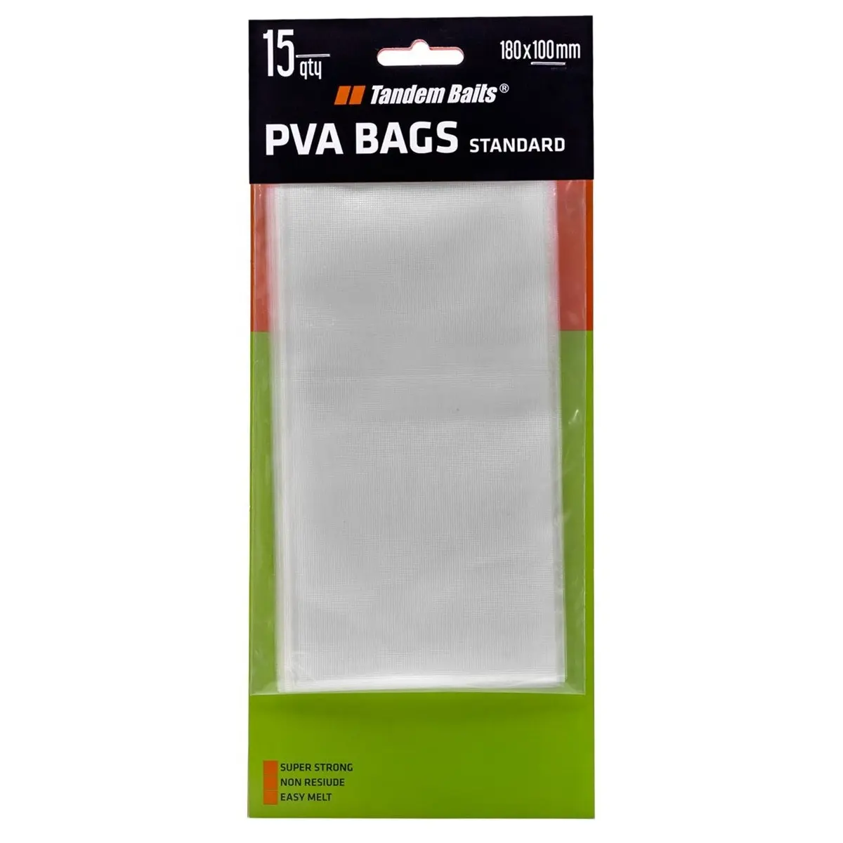 TandemBaits PVA Bagsrozmiar 180mm x 100mm / 15szt - MPN: 03939 - EAN: 5907666689714