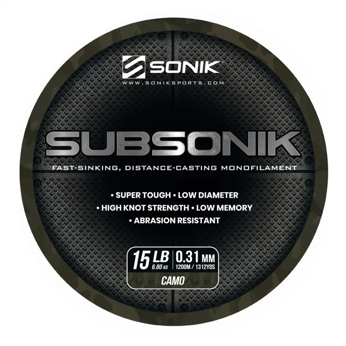 Sonik Subsonik Mono Line Camorodzaj 0.31mm/1200m - MPN: RC0022 - EAN: 5055279521515