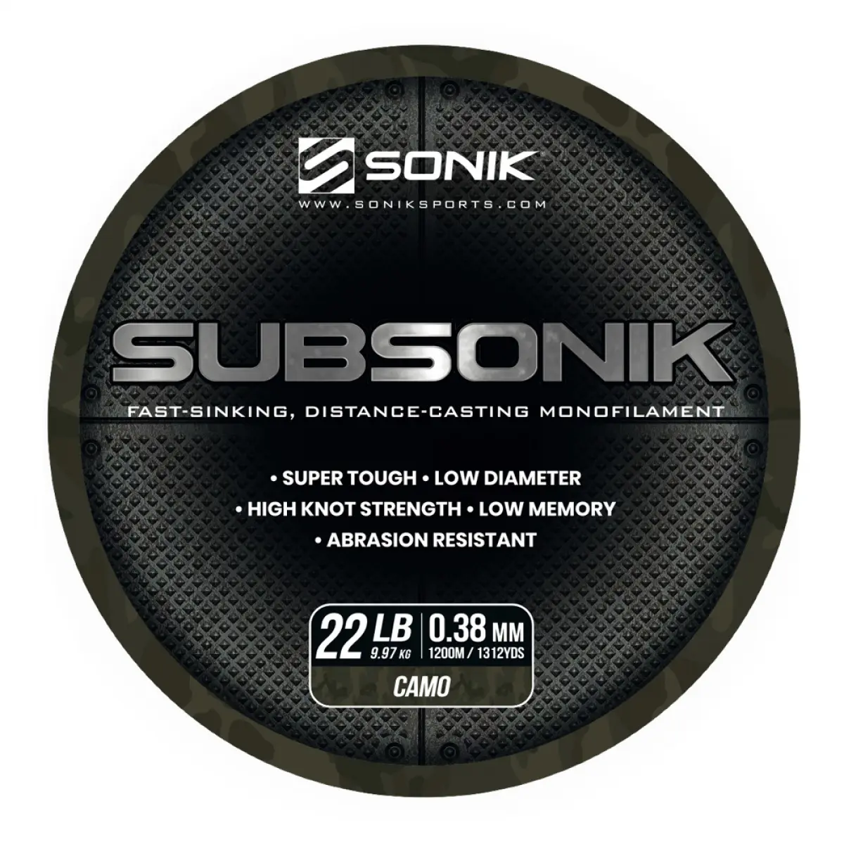 Sonik Subsonik Mono Line Camorodzaj 0.38mm/1200m - MPN: RC0024 - EAN: 5055279521539
