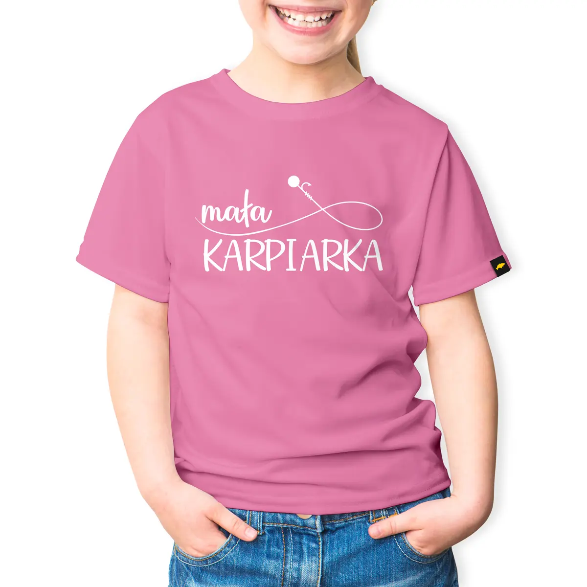 Rockworld Mała Karpiarka - Koszulka dziecięca różowa  130/140rozmiar 130/140 - EAN: 200000061425