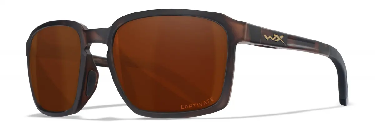 WileyX ALFA Captivate Polarized Copper Matte Havanna Brown Framekolor Captivate Polarized Copper - MPN: AC6ALF06 - EAN: 712316006811