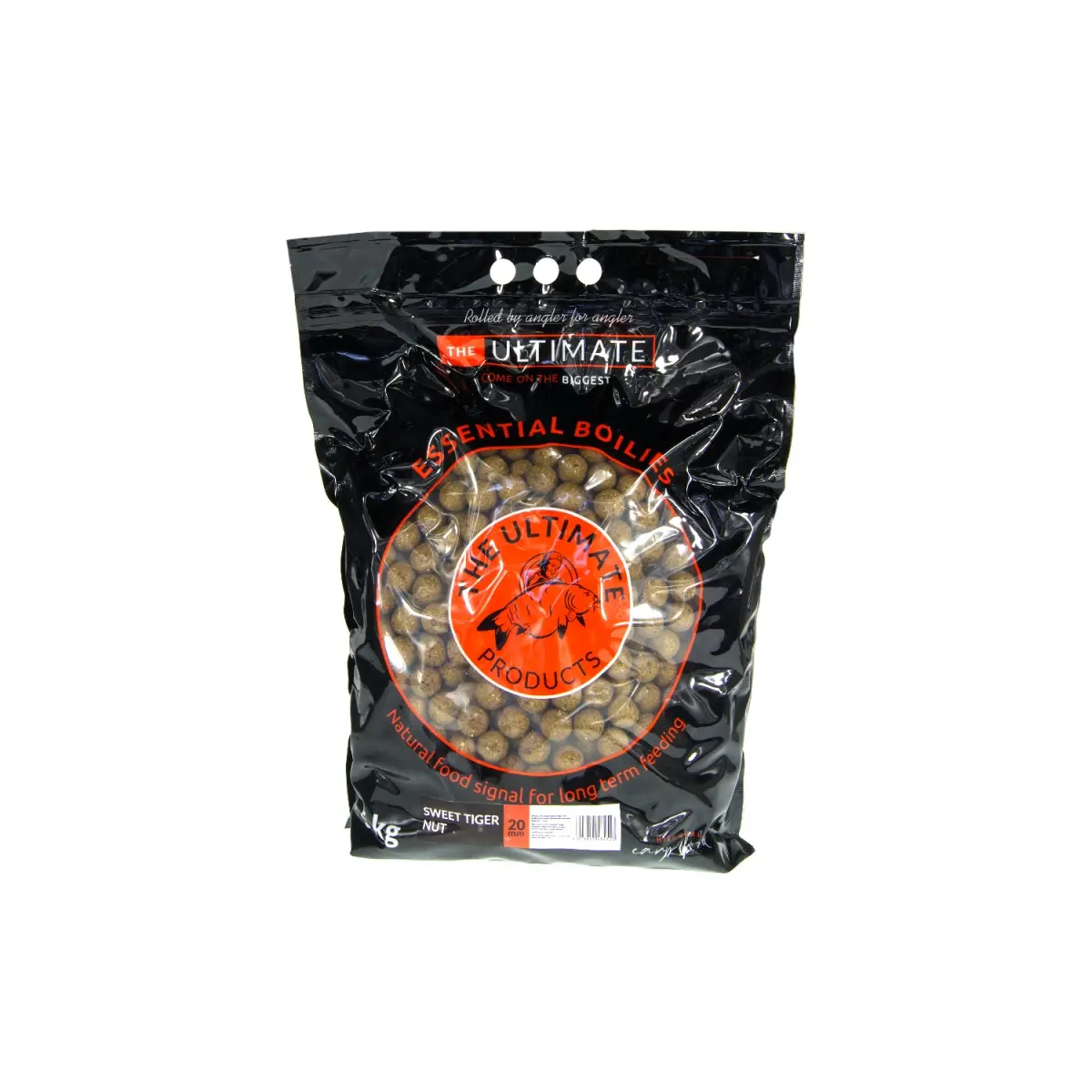 UltimateProducts Essential Boilies - Sweet Tigernutrozmiar 20mm / 5kg - EAN: 5903855434523