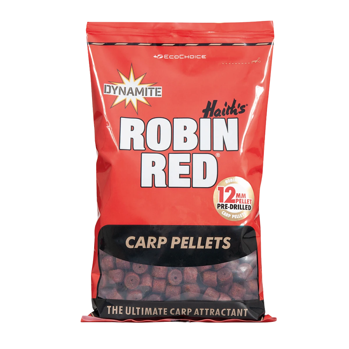 Dynamite Baits Carp Pellets - Robin Redrozmiar 12 mm (z otworem) - MPN: DY083 - EAN: 5031745202942
