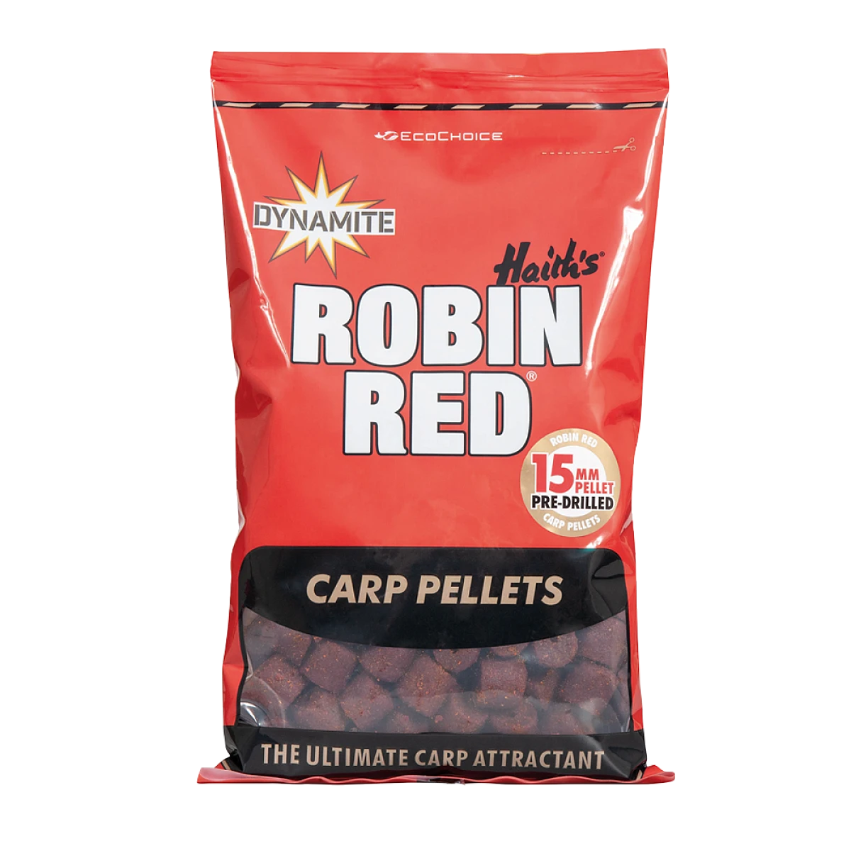 Dynamite Baits Carp Pellets - Robin Redrozmiar 15 mm (z otworem) - MPN: DY084 - EAN: 5031745202966