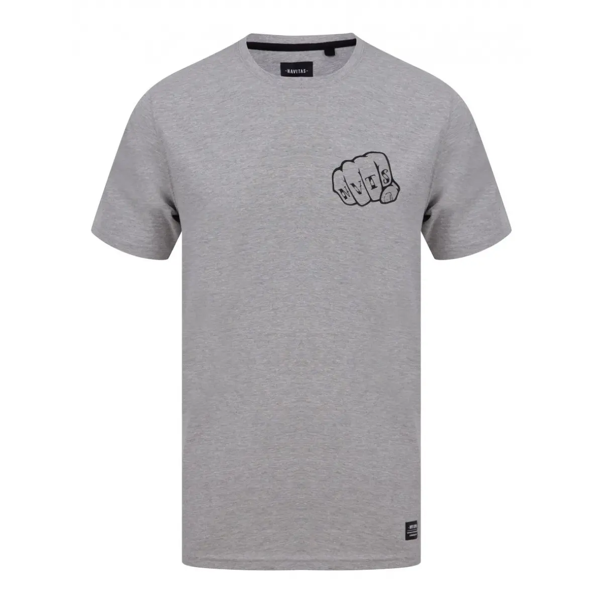 NAVITAS Knuckles Grey T-Shirt Lrozmiar L - MPN: NTTT4831-L - EAN: 5060290969826
