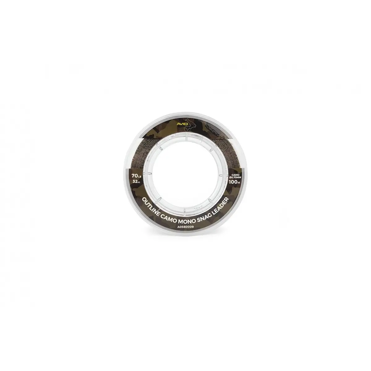 Avid Carp Outline Camo Mono Snagleaderśrednica 0.70mm (70lb/32kg) - MPN: A0560009 - EAN: 5056317703894