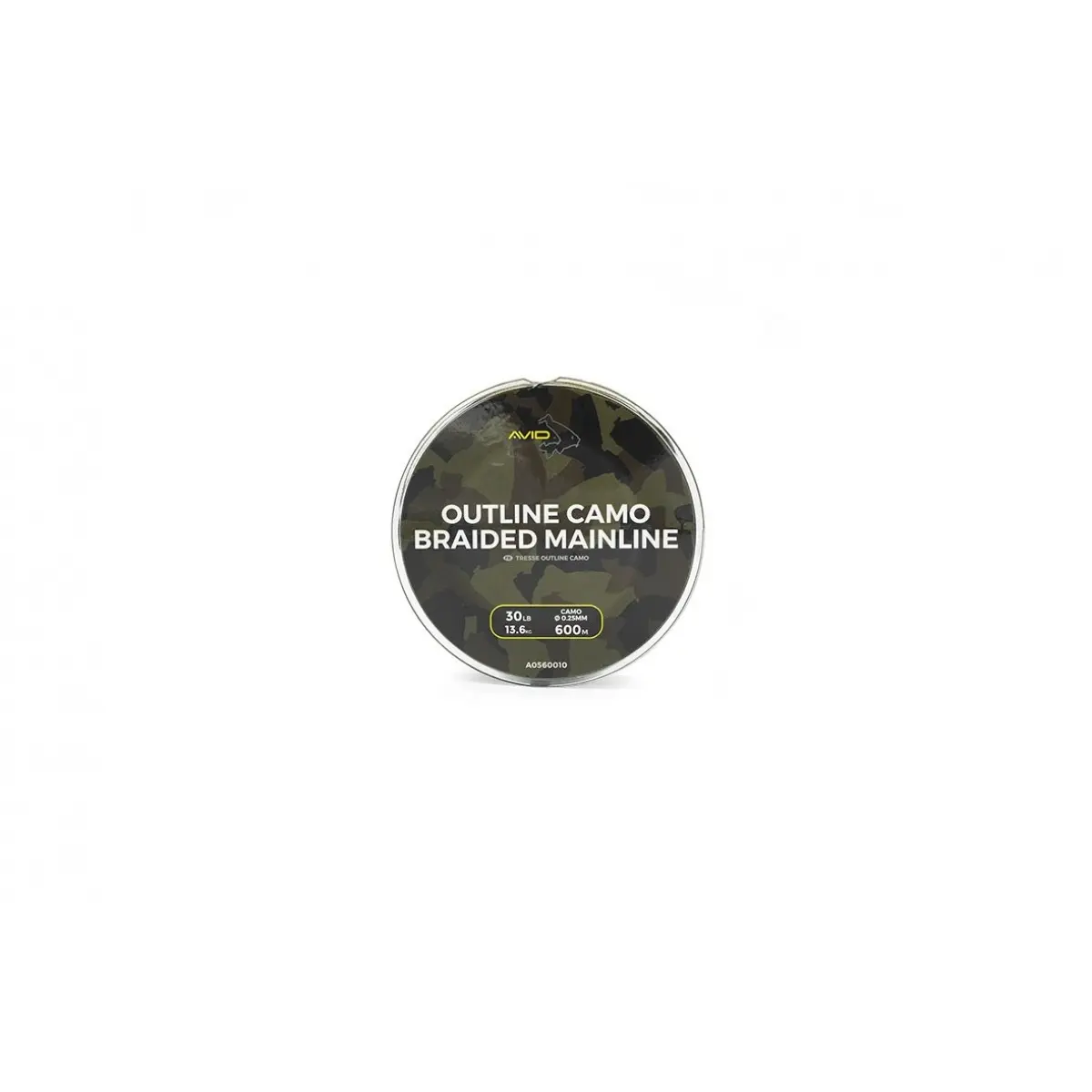 Avid Carp Outline Camo Braided Mainlinedługość 600m / 30lb - MPN: A0560010 - EAN: 5056317703900