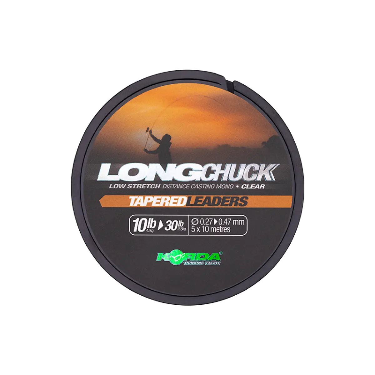 Korda LongChuck Tapered Leaders 10-30lb/0.27-0.47mmrozmiar 10-30lb/0.27-0.47mm - MPN: KDCM05 - EAN: 5060660638093