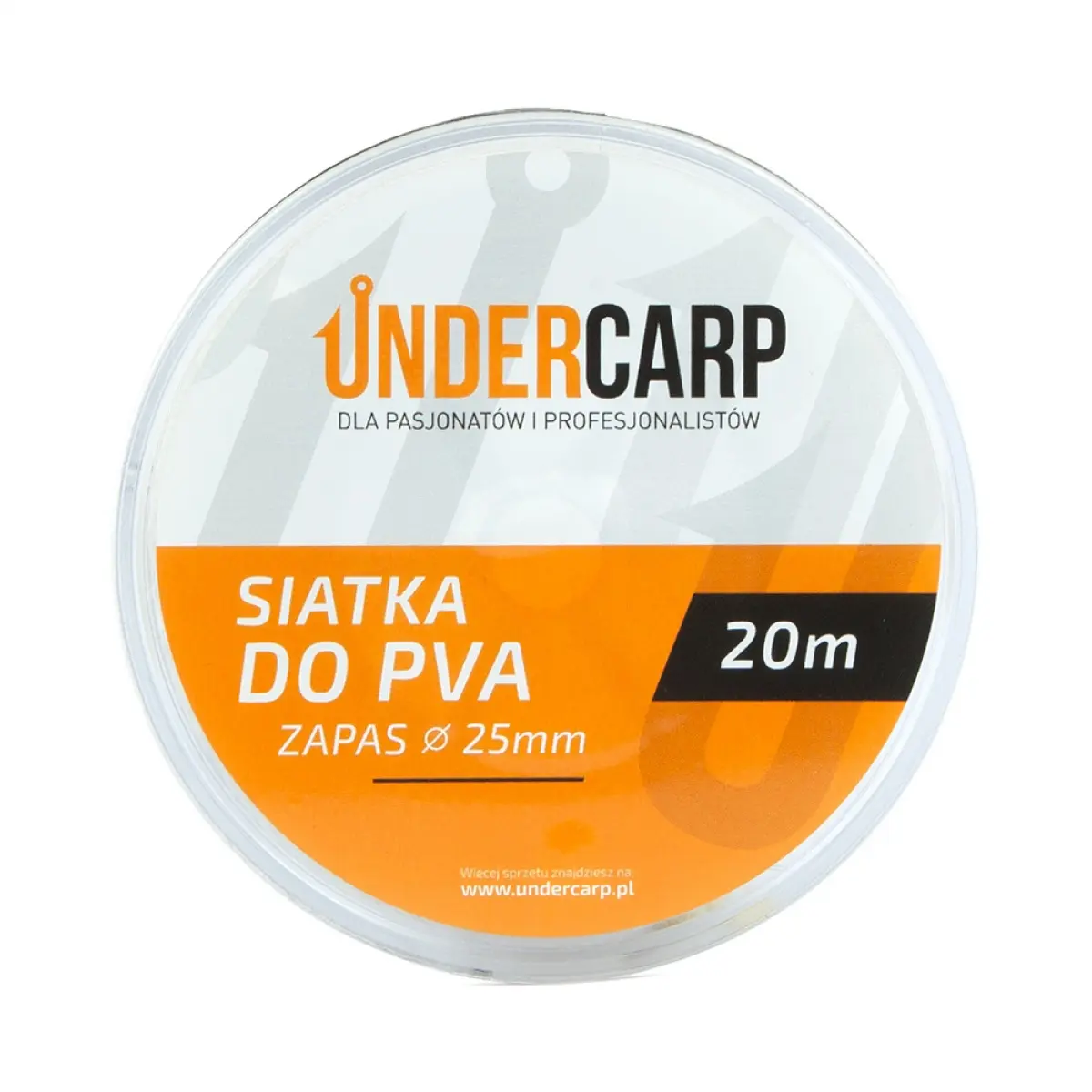 UnderCarp - Zapasowa Siatka PVA 25mm 20m 25mm / 20mśrednica 25mm / 20m - MPN: UC523 - EAN: 5902721606774