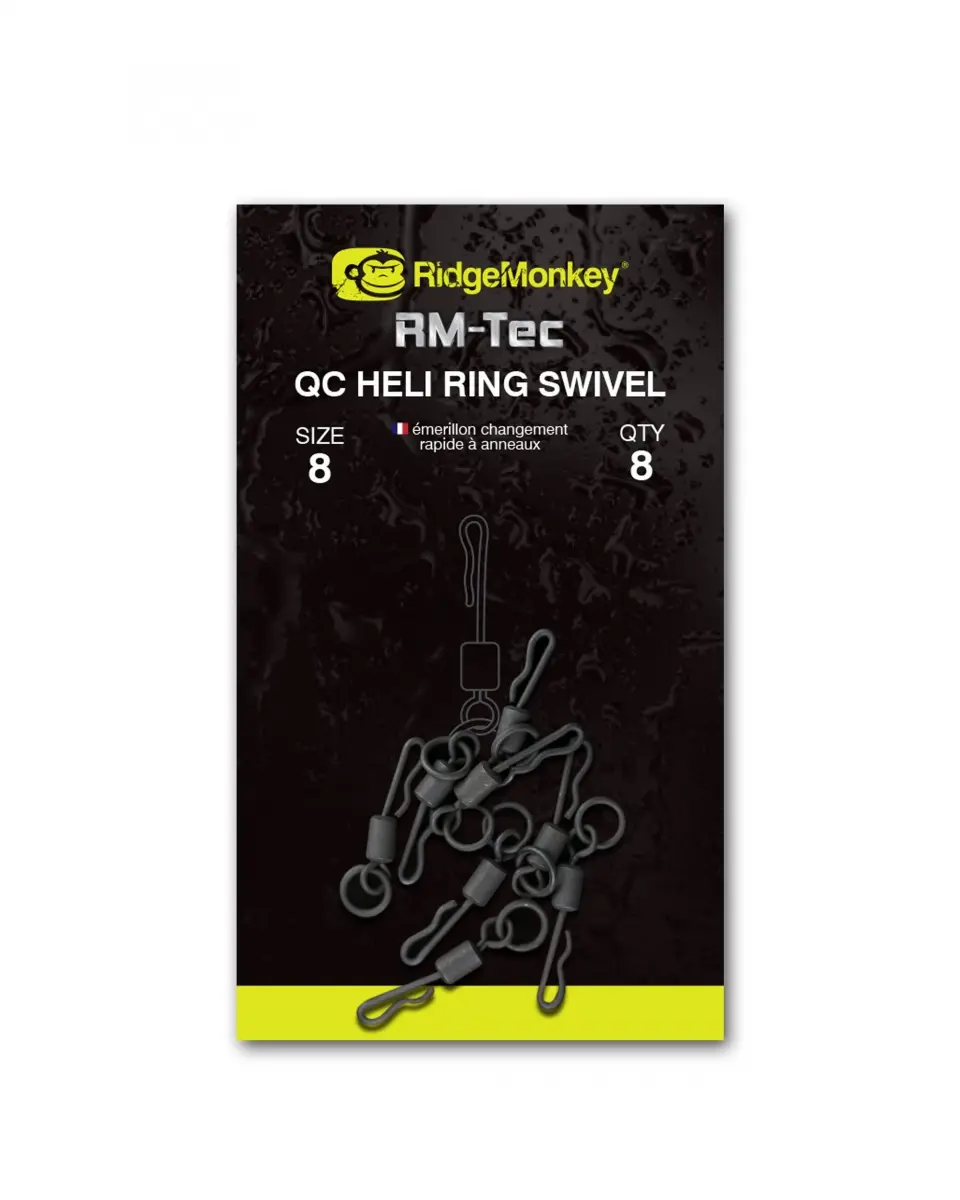 RidgeMonkey Connexion QC Heli Ring Swivelrozmiar 8 - MPN: RMT093 - EAN: 5060432143527