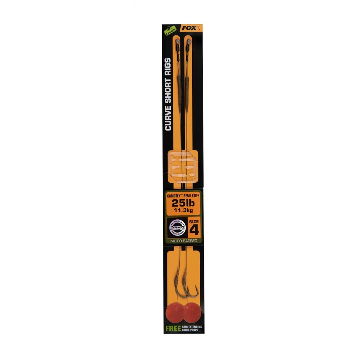 Fox Edges Curve Short Camotex Semi Stiff Ready Rigsrozmiar 4 (25lb) - MPN: CCR180 - EAN: 5056212147366