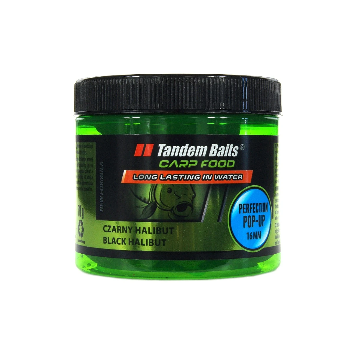 TandemBaits Carp Food Perfection Pop Up  - Black Halibutrozmiar 16 mm / 70g - MPN: 12632 - EAN: 5907666688953
