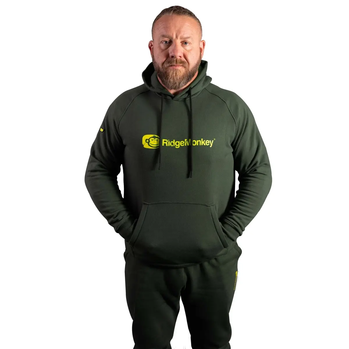 RidgeMonkey APEarel Heavyweight Hoody Green Mrozmiar M - MPN: RM624 - EAN: 5056210625712