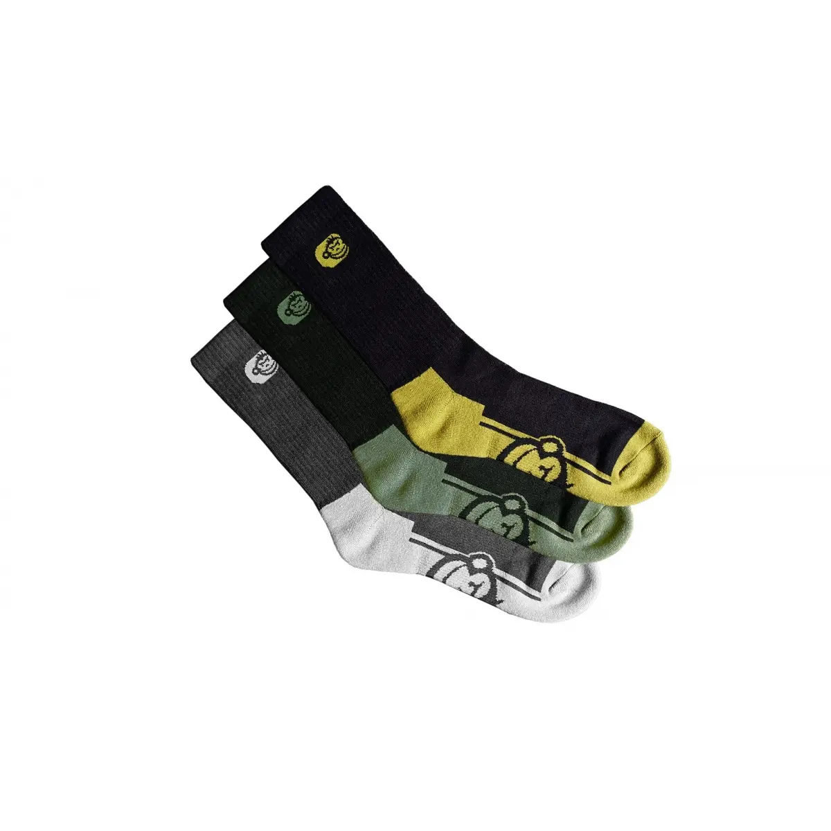 RidgeMonkey APEarel Crew Socks 3 Pack 39-43 (UK 6-9)rozmiar 39-43 (UK 6-9) - MPN: RM659 - EAN: 5056210626061