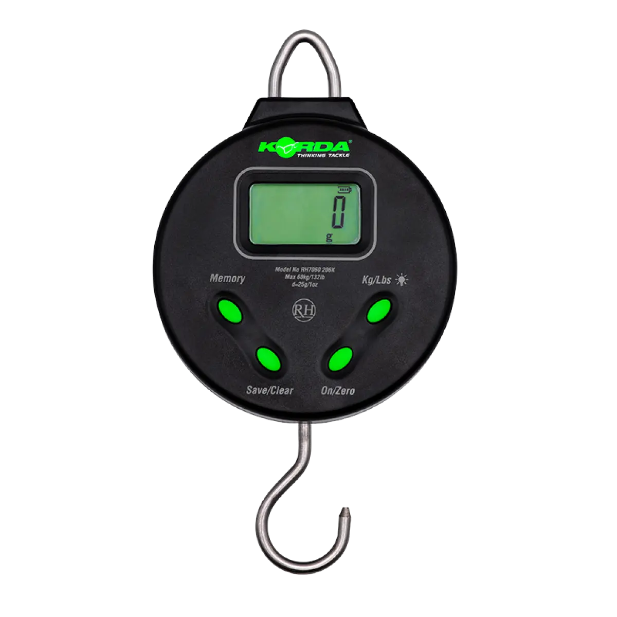 Korda Digital Scale 132lb/60kgrodzaj 132 lb (60 kg) - MPN: KSCD - EAN: 5060660635603