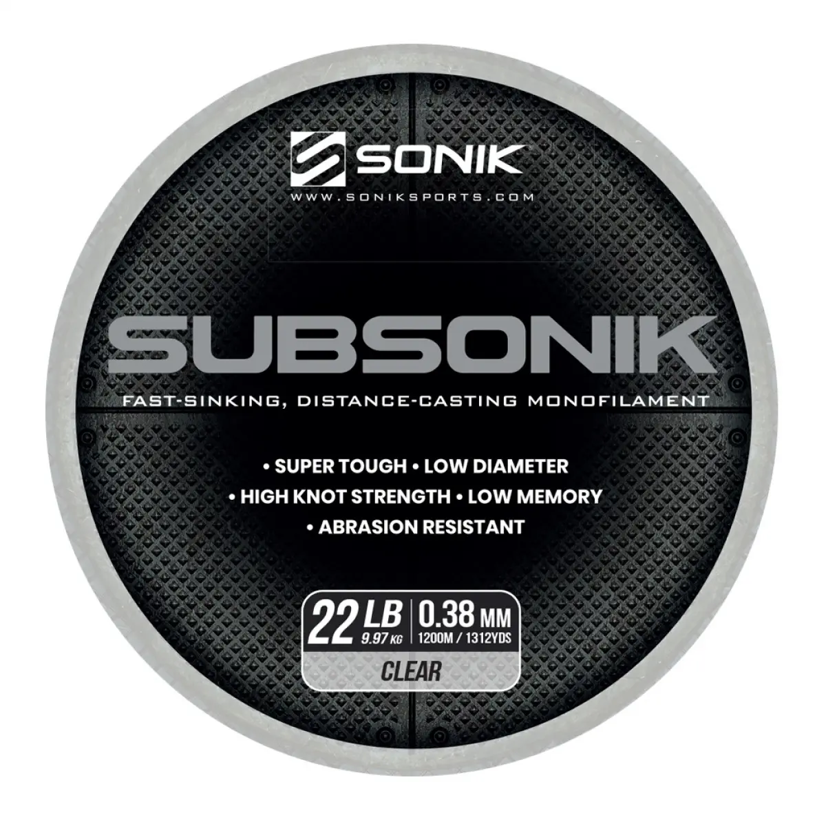 Sonik Subsonik Mono Line Clearrodzaj 0.38mm/1200m - MPN: RC0034 - EAN: 5055279522024