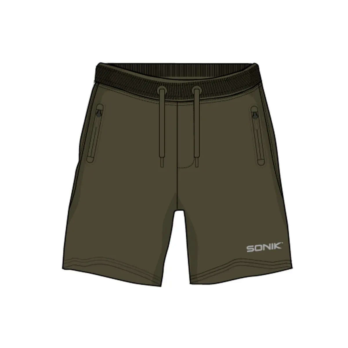 Sonik Green Fleece Shorts  Mrozmiar M - MPN: NC0059 - EAN: 5055279523281