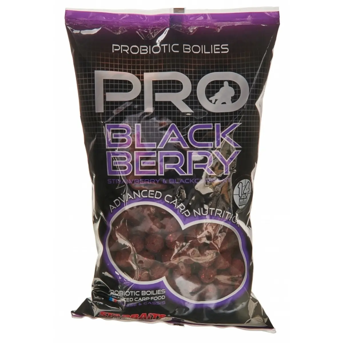 Starbaits Probiotic Boilies - Blackberry rozmiar 14mm / 1kg - MPN: 52674 - EAN: 3297830526740