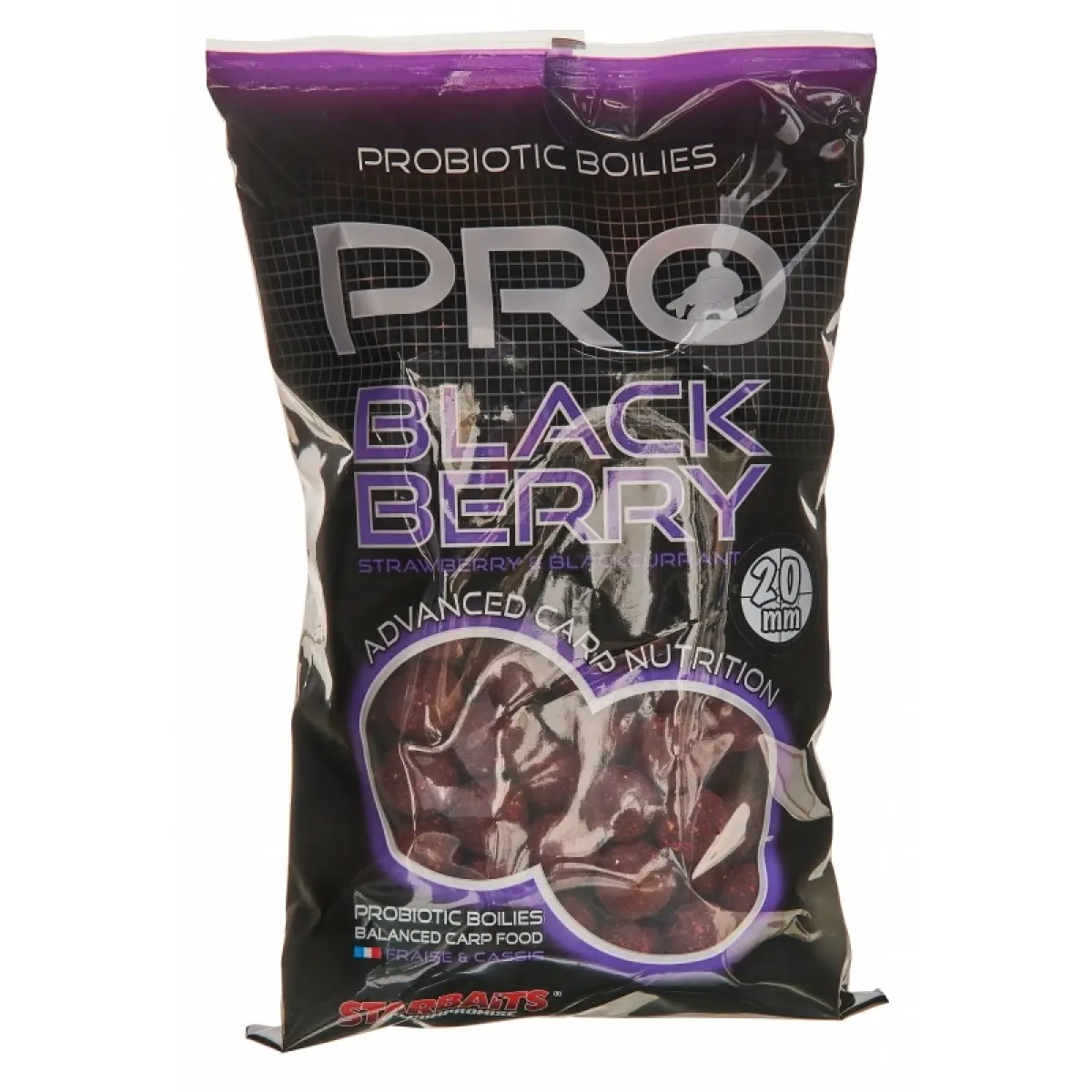 Starbaits Probiotic Boilies - Blackberry rozmiar 20mm / 1kg - MPN: 52675 - EAN: 3297830526757