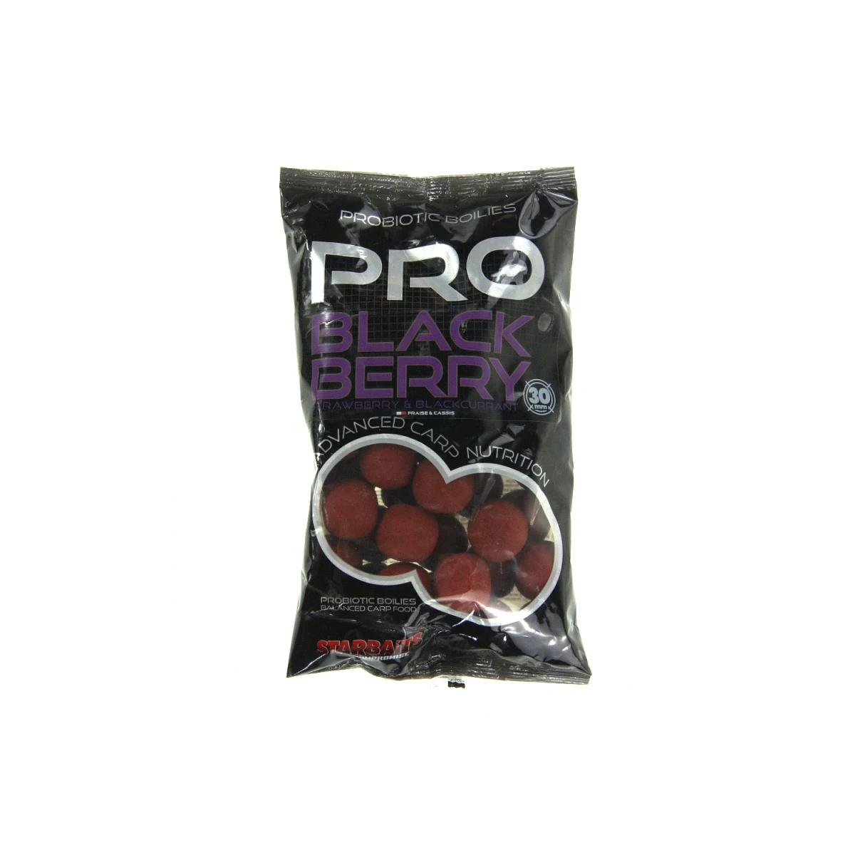 Starbaits Probiotic Boilies - Blackberry  30mm / 0,8kg - MPN: 49189 - EAN: 3297830491895