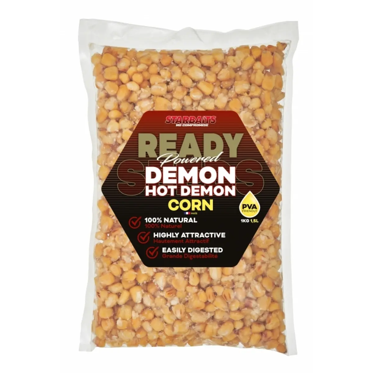 Starbaits Ready Seeds Corn - Hot Demon 1kgopakowanie 1kg - MPN: 71982 - EAN: 3297830719821