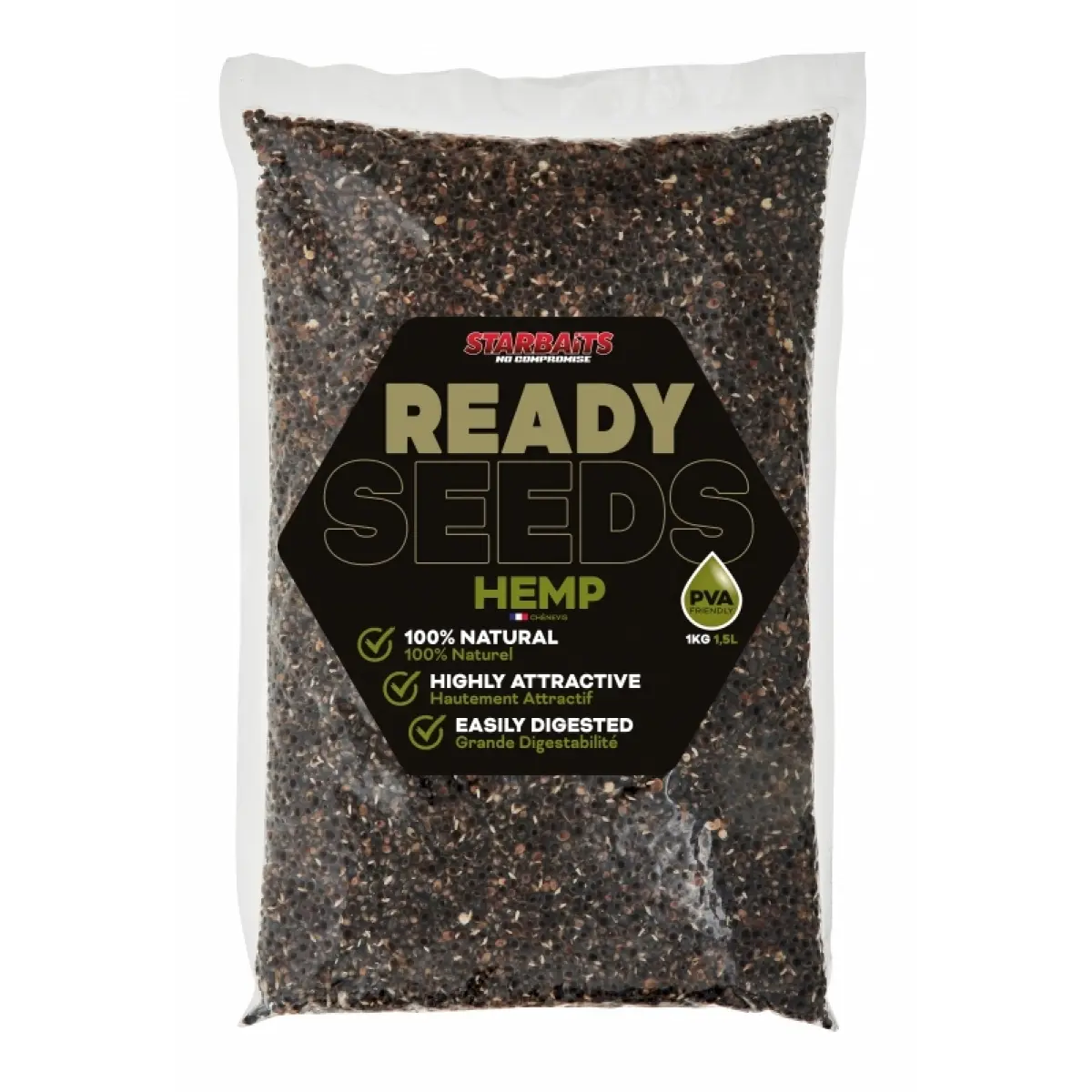 Starbaits Ready Seeds Hemp - Naturalopakowanie 1kg - MPN: 74214