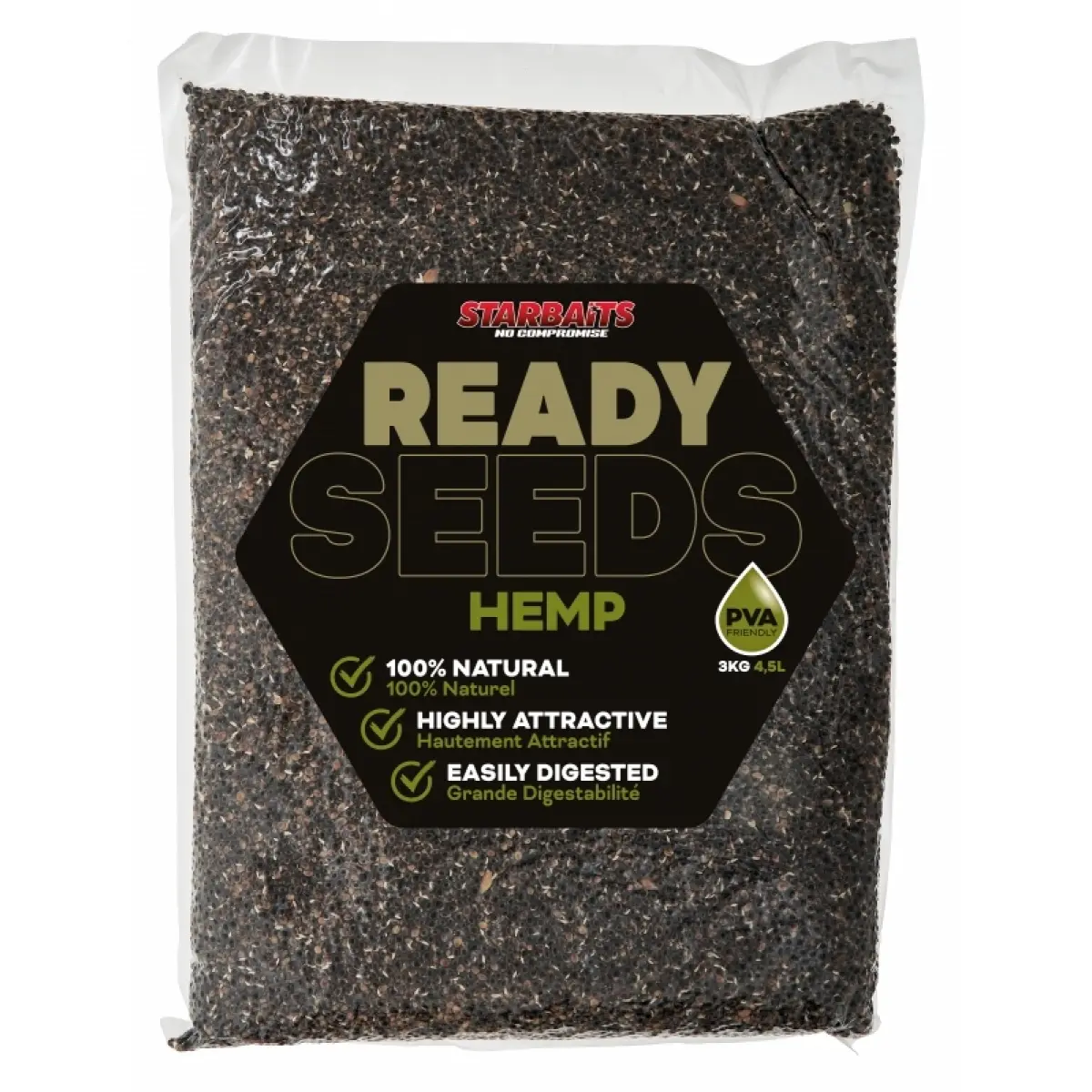 Starbaits Ready Seeds Hemp - Naturalopakowanie 3kg - MPN: 74219