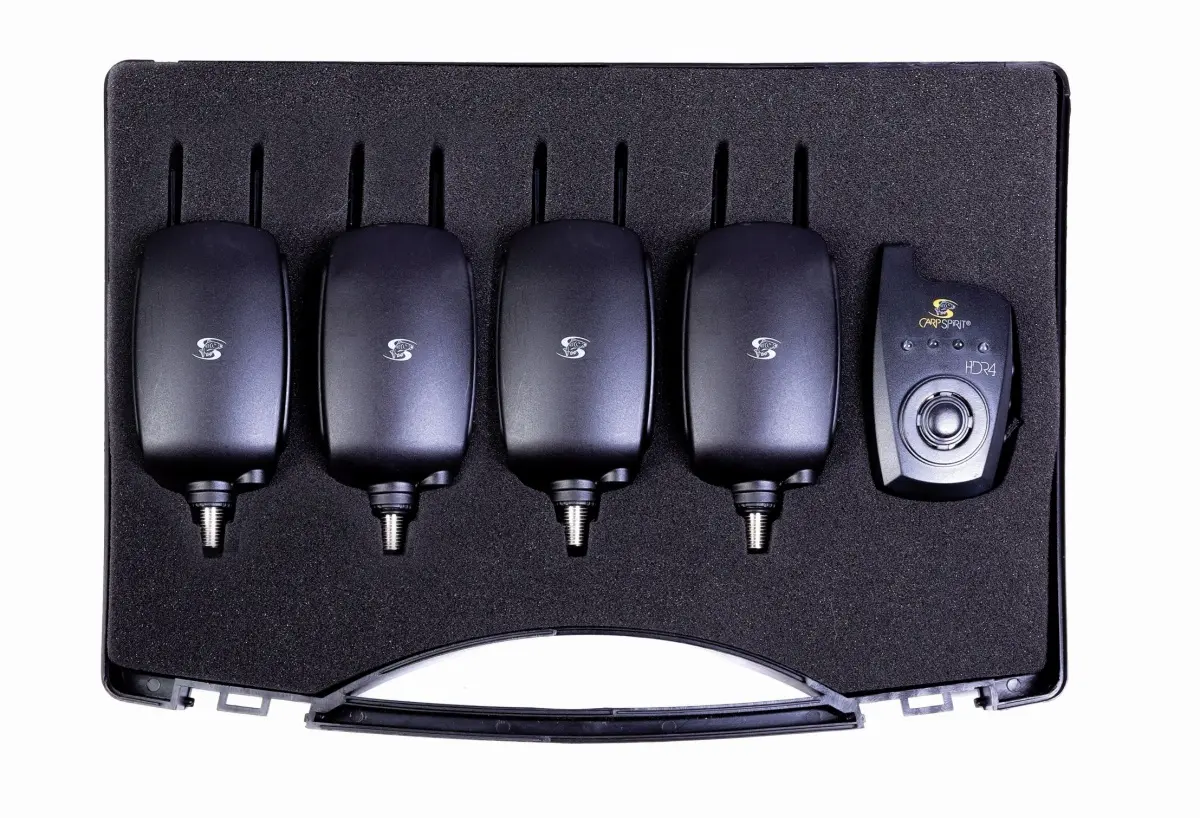 Carp Spirit HD4 Alarm and Receiver Setzestaw 4+1 - MPN: ACS490070 - EAN: 3422993059396