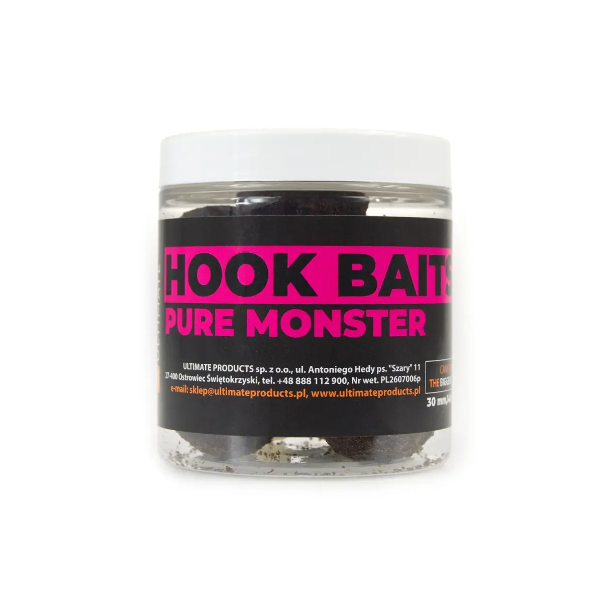UltimateProducts Hookbaits - Pure Monsterrozmiar 30 mm - EAN: 5903855433205