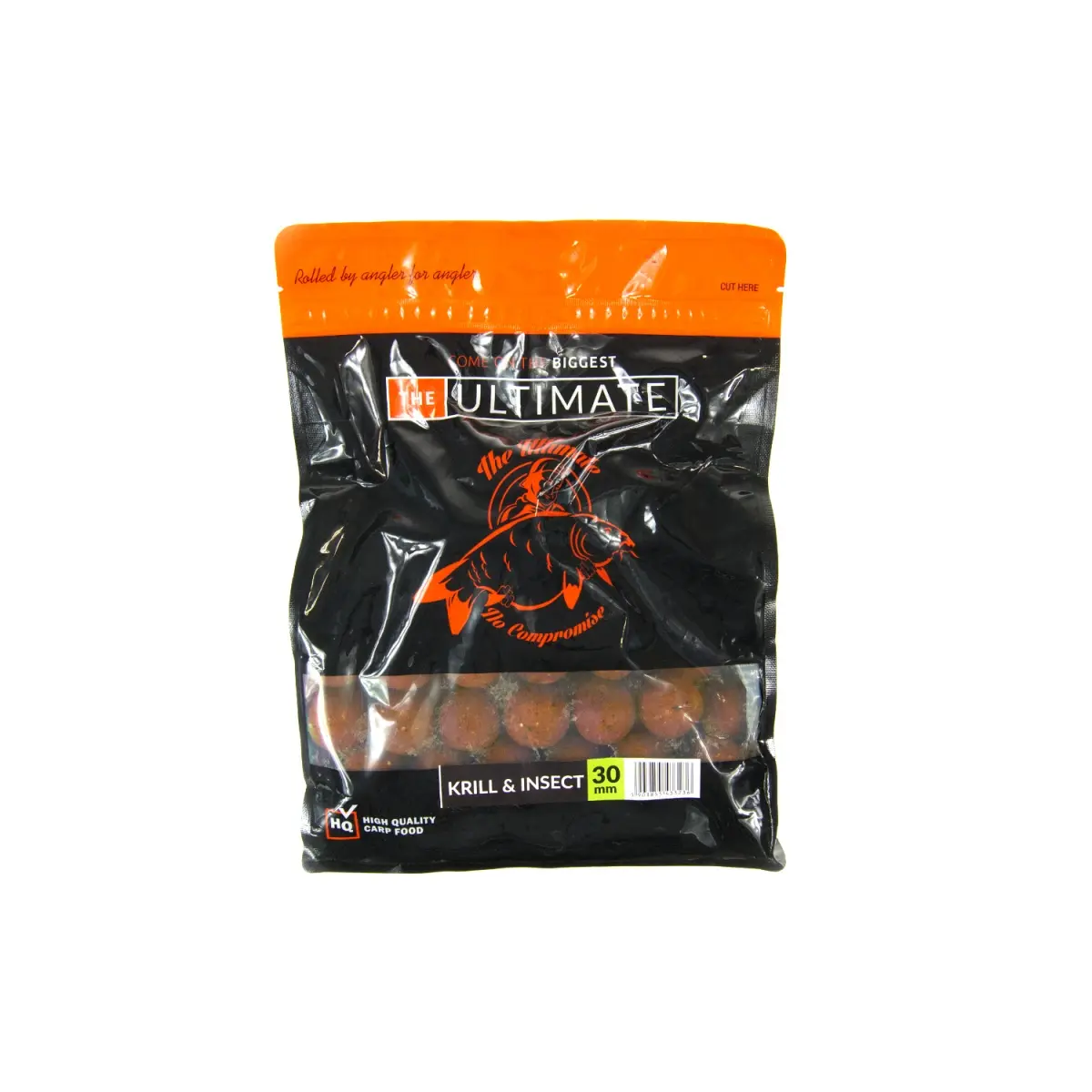 UltimateProducts Top Range Boilies - Krill Insectrozmiar 30 mm / 1 kg - EAN: 5903855433236