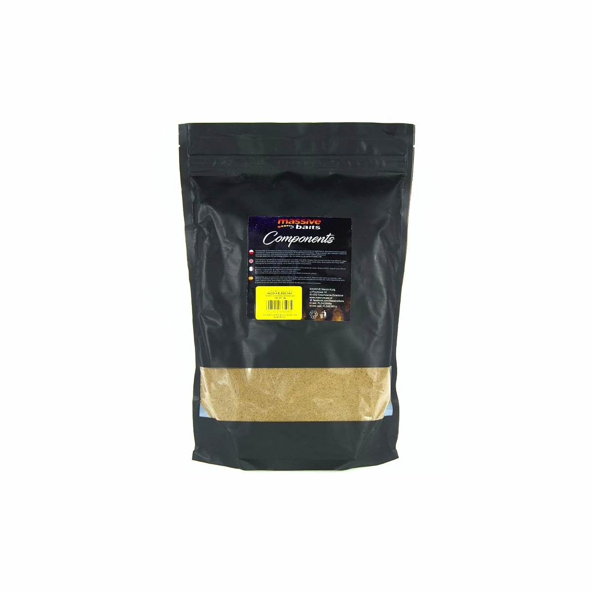 MassiveBaits Components  - Mączka śledziowa Norwayopakowanie 1kg - MPN: KP104 - EAN: 5901912665965