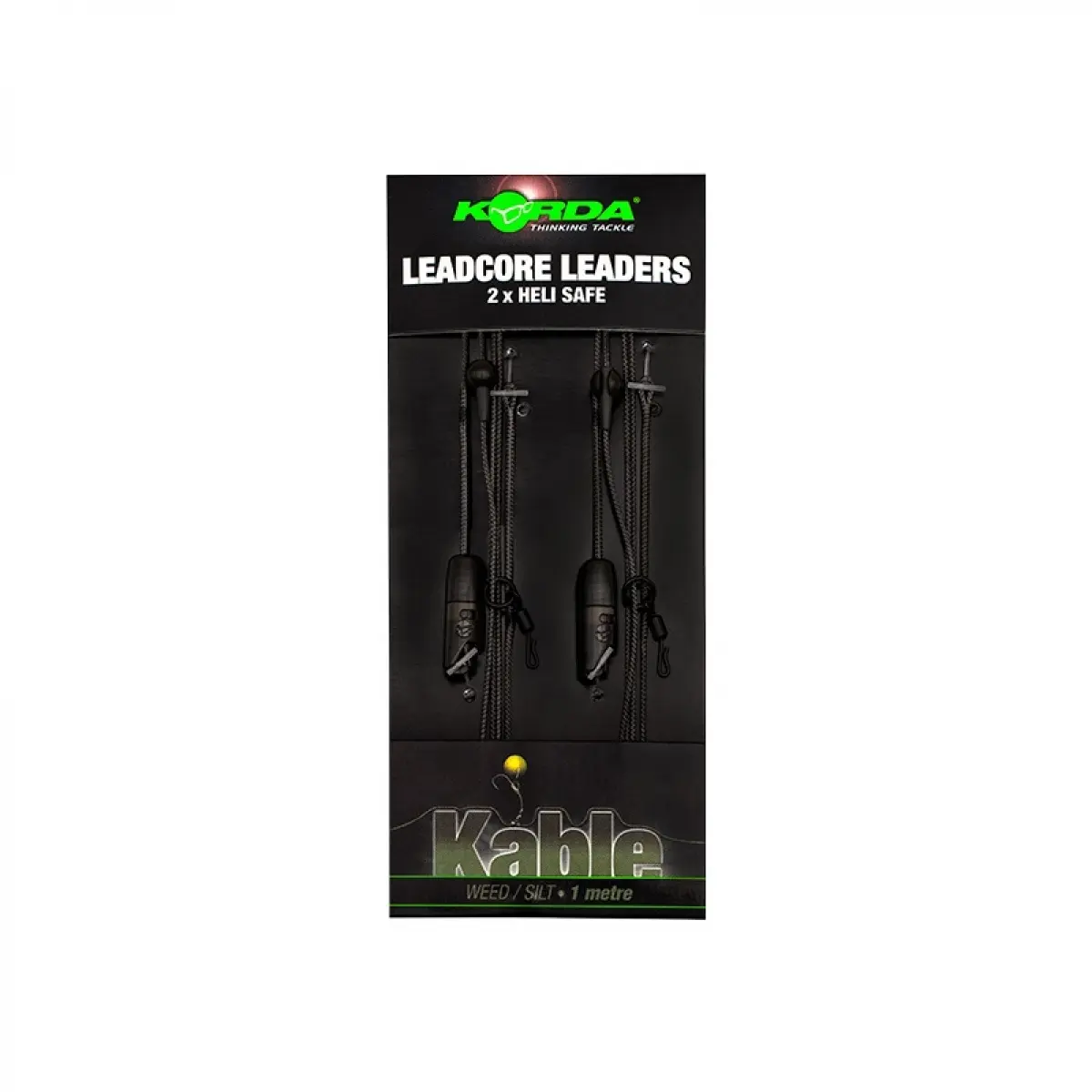 Korda Leadcore Leader Heli Safe Weed Green (roślinność)kolor Weed Green (roślinność) - MPN: LLHSW - EAN: 5060660633029