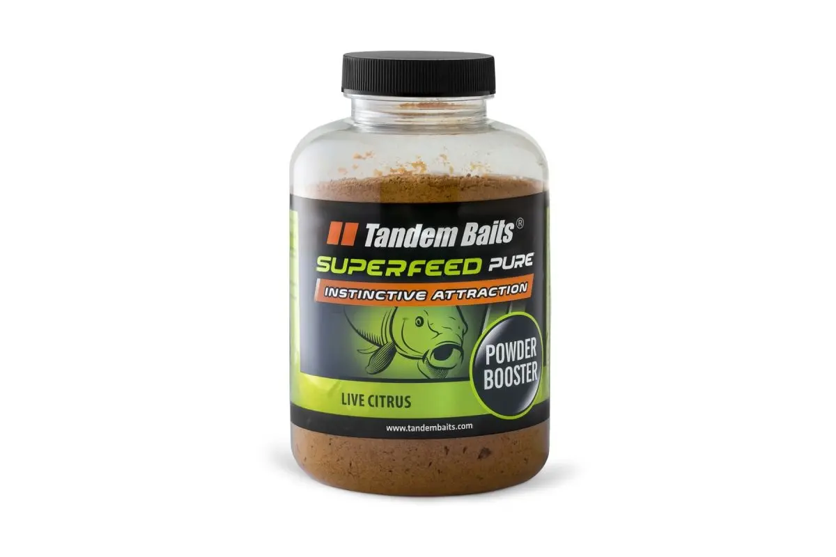 TandemBaits SuperFeed Pure Powder Booster - Live Citrusopakowanie 200g - MPN: 26459 - EAN: 5907666691489
