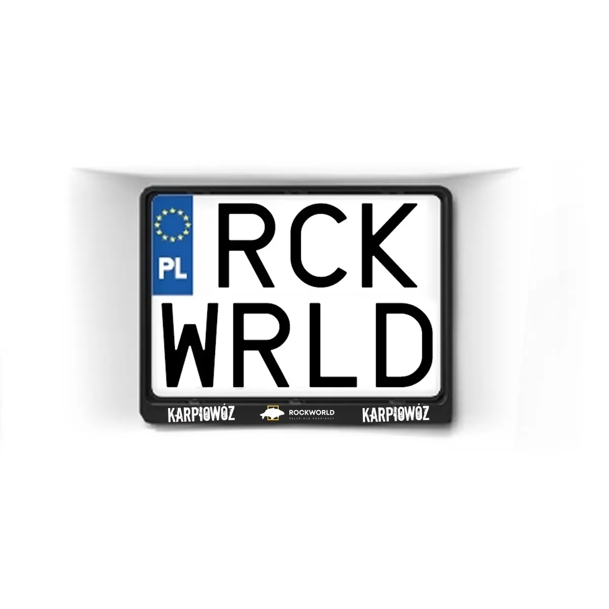 Rockworld Karpiowóz  - Ramka Dwurzędowa na Rejestrację 1sztopakowanie 1szt - EAN: 200000066451