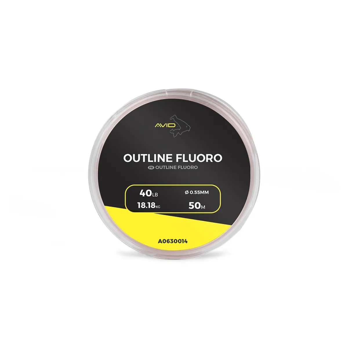 Avid Carp Outline Fluoro 40lb (0.55mm)rozmiar 40lb (0.55mm) - MPN: A0630014 - EAN: 5056317718317