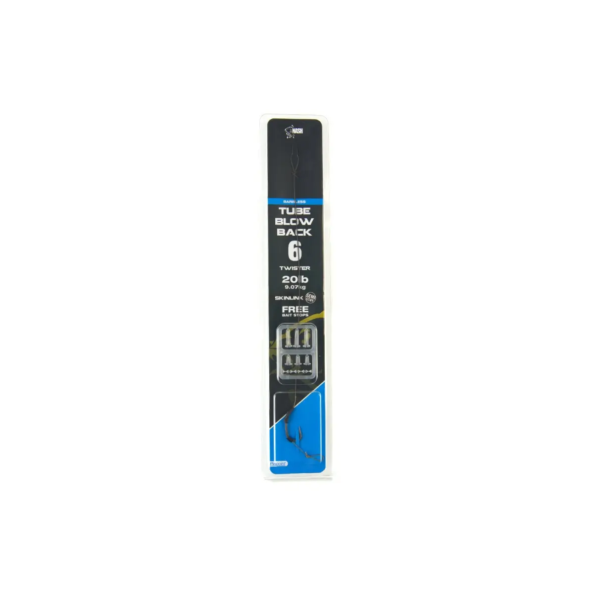 Nash Ready Rigs Tube Blow Back Rig (Barbless)rozmiar 6 (bezzadziorowy) - MPN: T6342 - EAN: 5055108963424