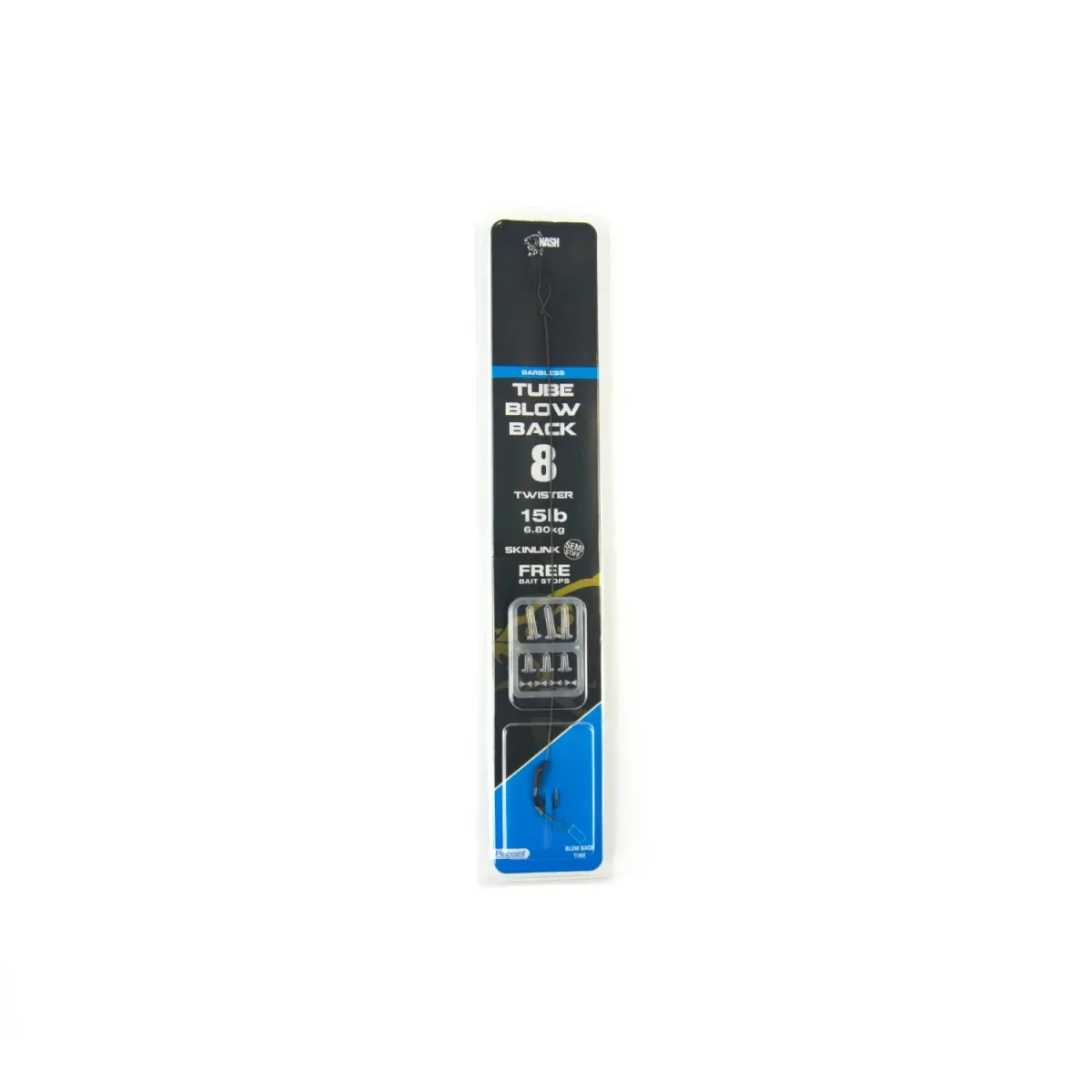 Nash Ready Rigs Tube Blow Back Rig (Barbless)rozmiar 8 (bezzadziorowy) - MPN: T6343 - EAN: 5055108963431