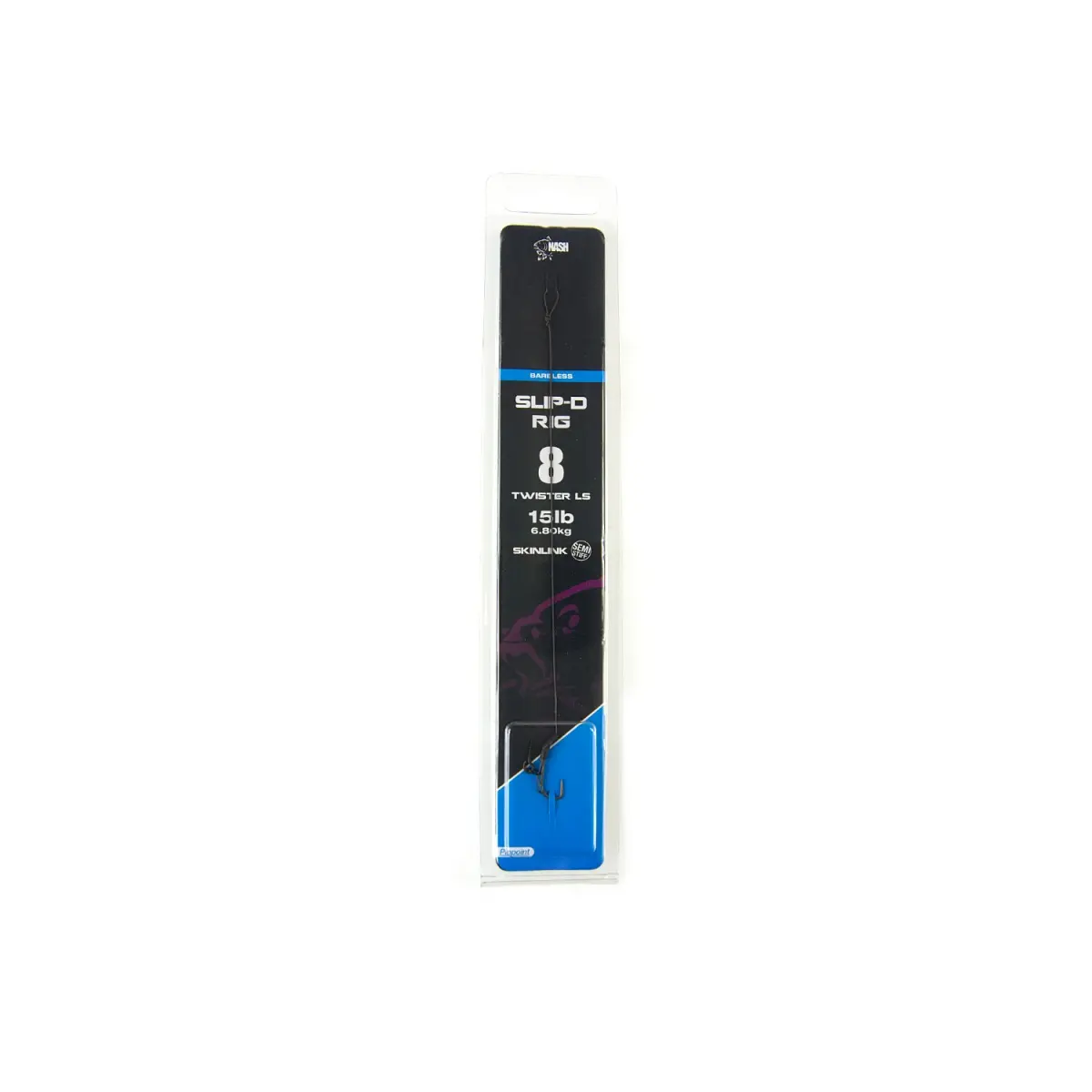 Nash Ready Rigs Slip D Rig (Barbless)rozmiar 8 (bezzadziorowy) - MPN: T6350 - EAN: 5055108963509
