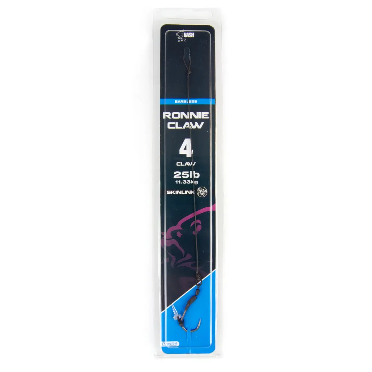 Nash Ready Rigs Ronnie Claw Rig (Barbless)rozmiar 4 (bezzadziorowy) - MPN: T6355 - EAN: 5055108963554