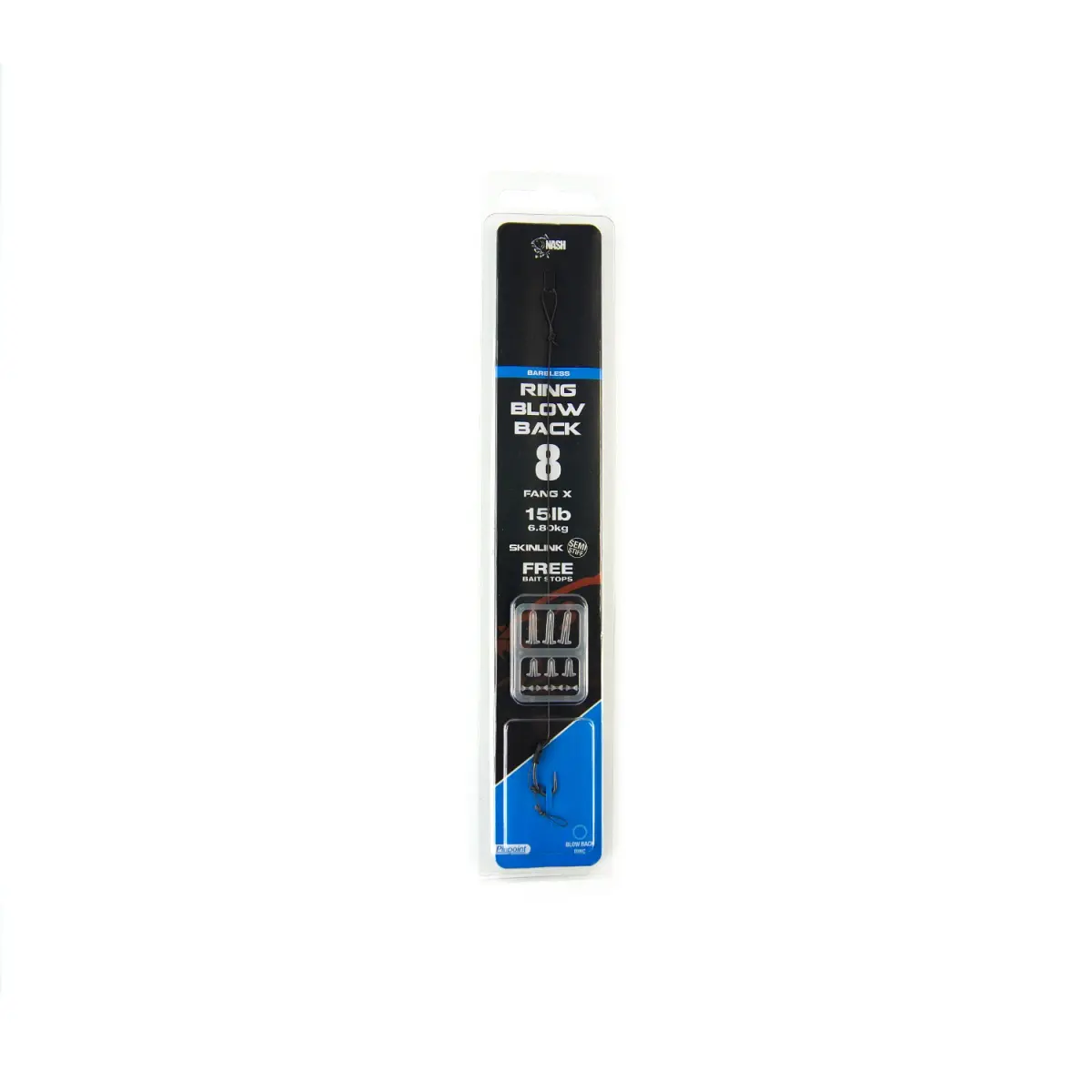 Nash Ready Rigs Ring Blow Back Rig (Barbless)rozmiar 8 (bezzadziorowy) - MPN: T6368 - EAN: 5055108963684