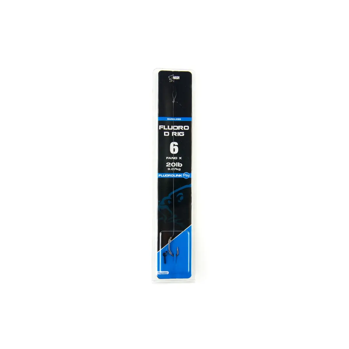 Nash Ready Rigs Fluoro D-Rig (Barbless)rozmiar 6 (bezzadziorowy) - MPN: T6374 - EAN: 5055108963745