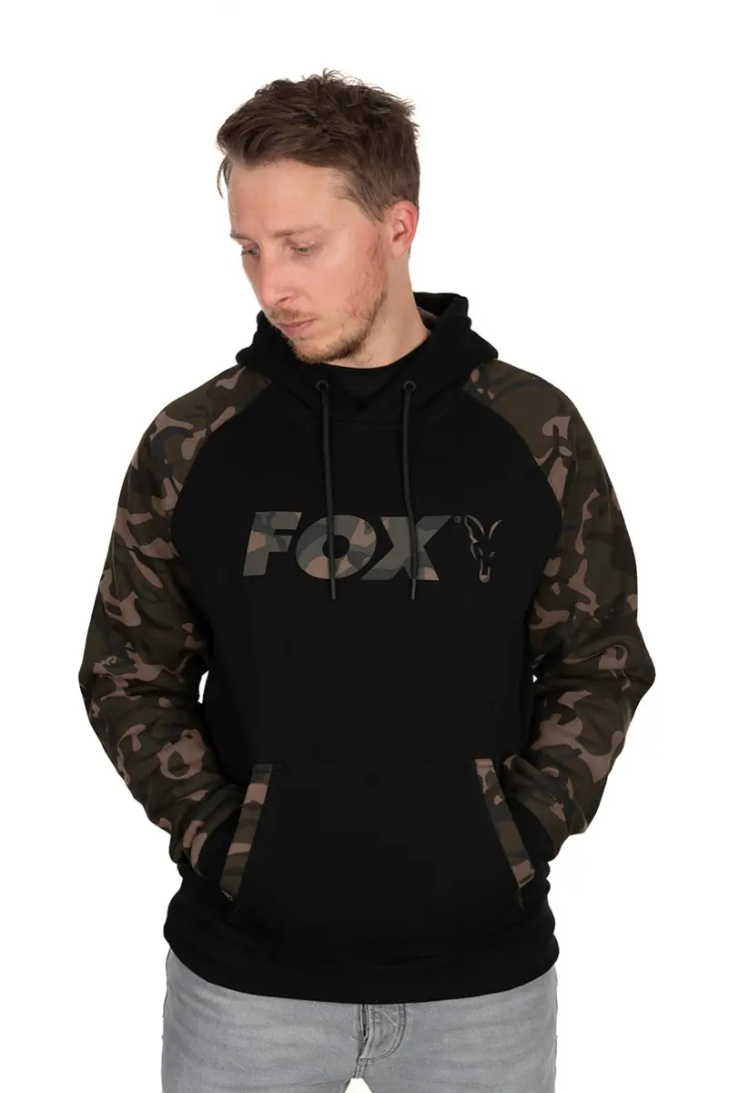 Fox Black/CAMO Raglan Hoody XLrozmiar XL - MPN: CFX191 - EAN: 5056212167951
