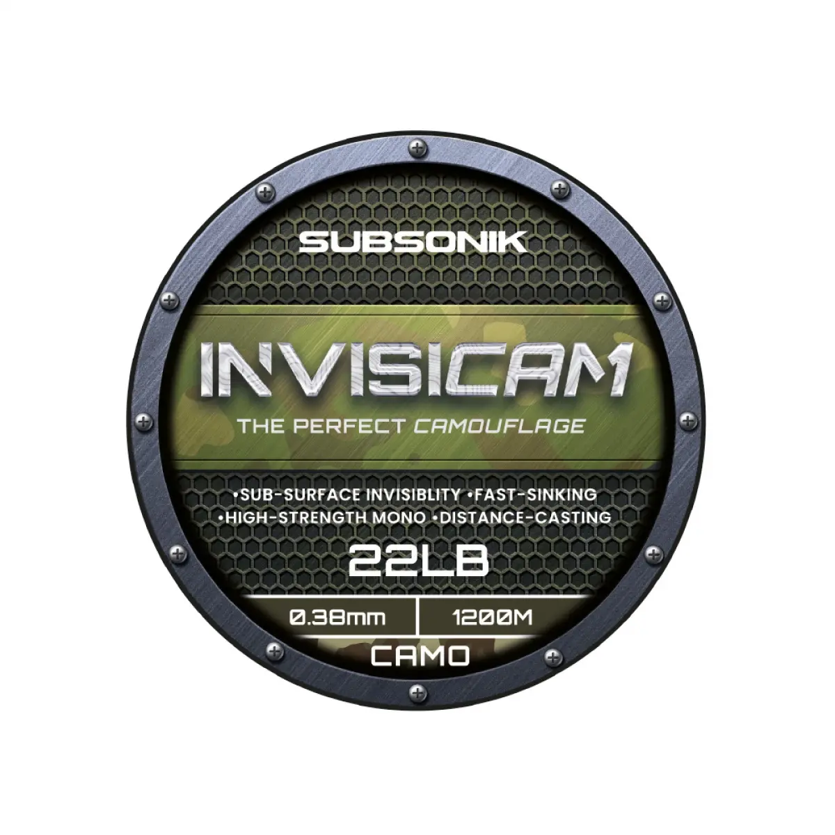 Sonik Subsonik Invisicam Monorodzaj 0.38mm / 22lb - MPN: RC0047 - EAN: 5055279524615