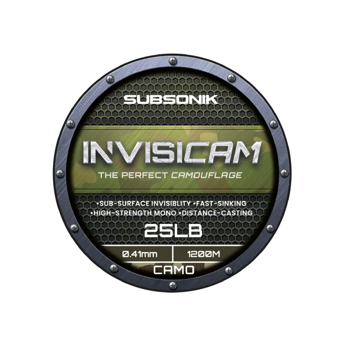 Sonik Subsonik Invisicam Monorodzaj 0.41mm / 25lb - MPN: RC0048 - EAN: 5055279524622
