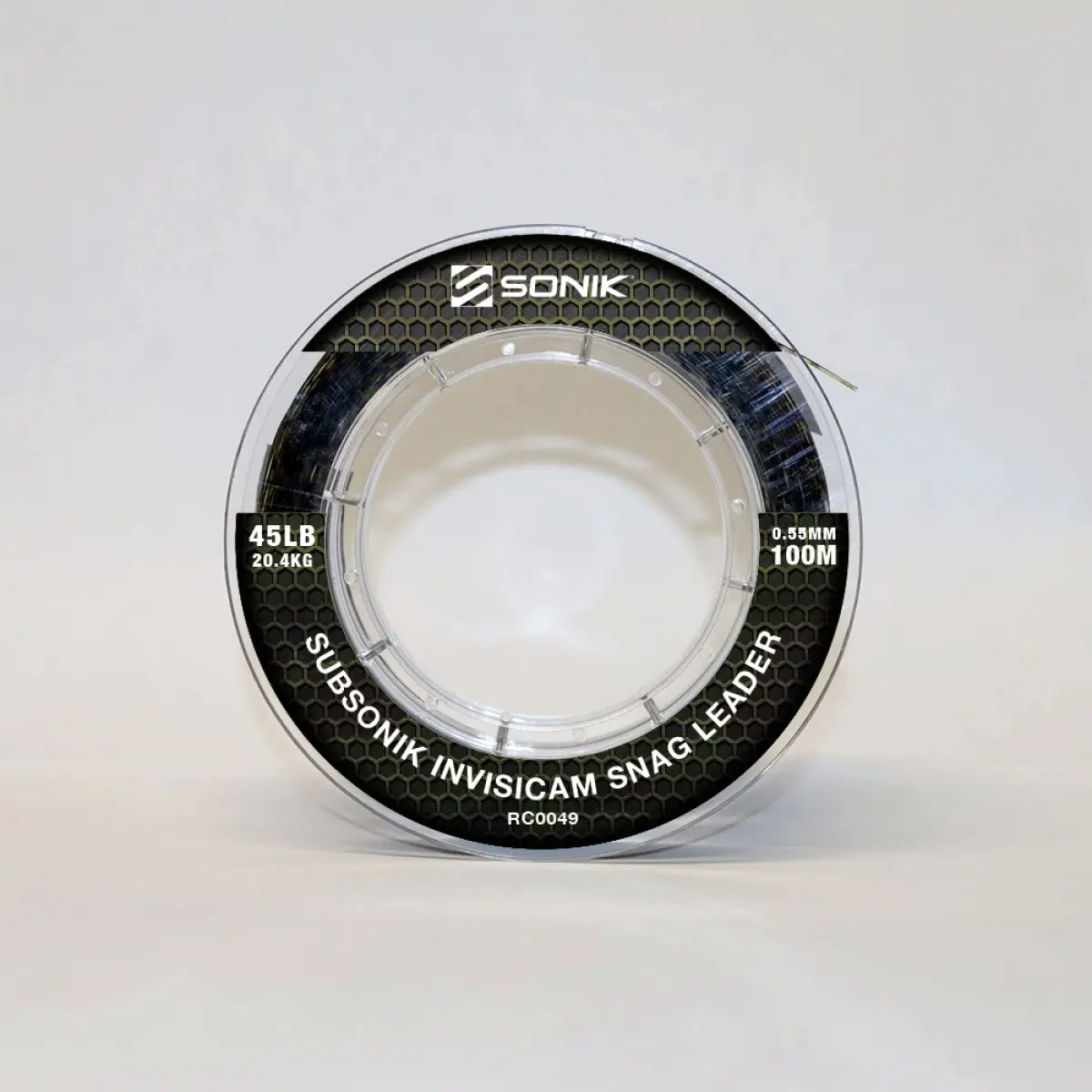 Sonik Subsonik Invisicam Snag Leaderrodzaj 0.55mm / 45lb - MPN: RC0049 - EAN: 5055279524639
