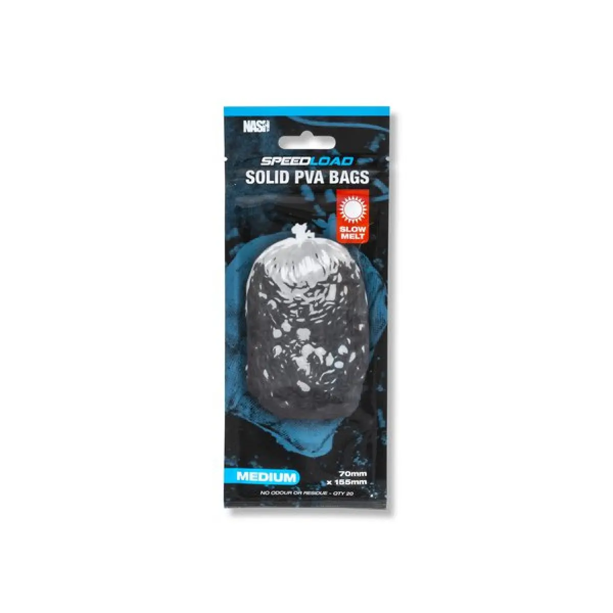 Nash Speedload Solid PVA Bag Medium (Slow Melt)rozmiar 70mm x 155mm (Medium) - MPN: T8656 - EAN: 5055108986560