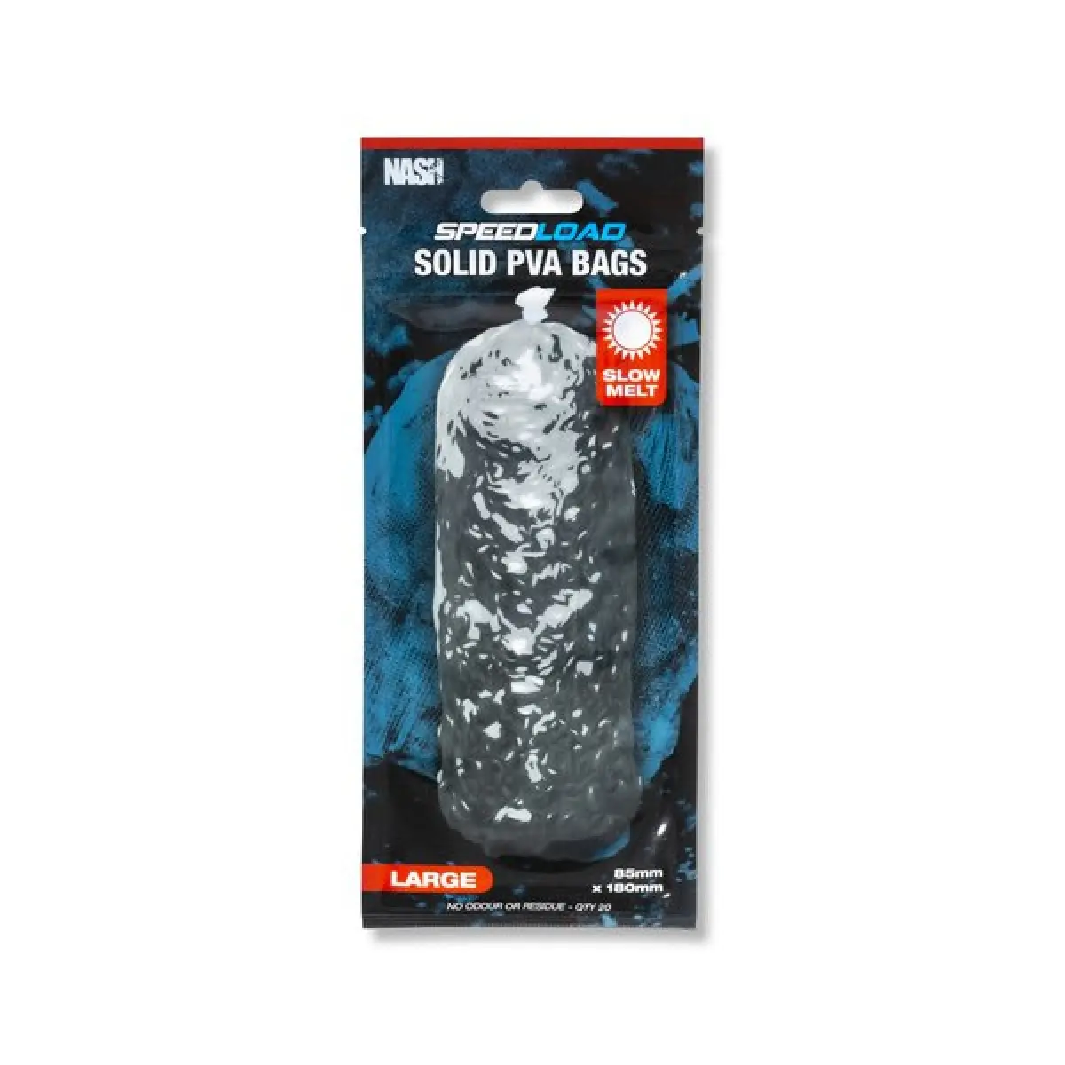 Nash Speedload Solid PVA Bag Large (Slow Melt)rozmiar 85mm x 180mm (Large) - MPN: T8658 - EAN: 5055108986584