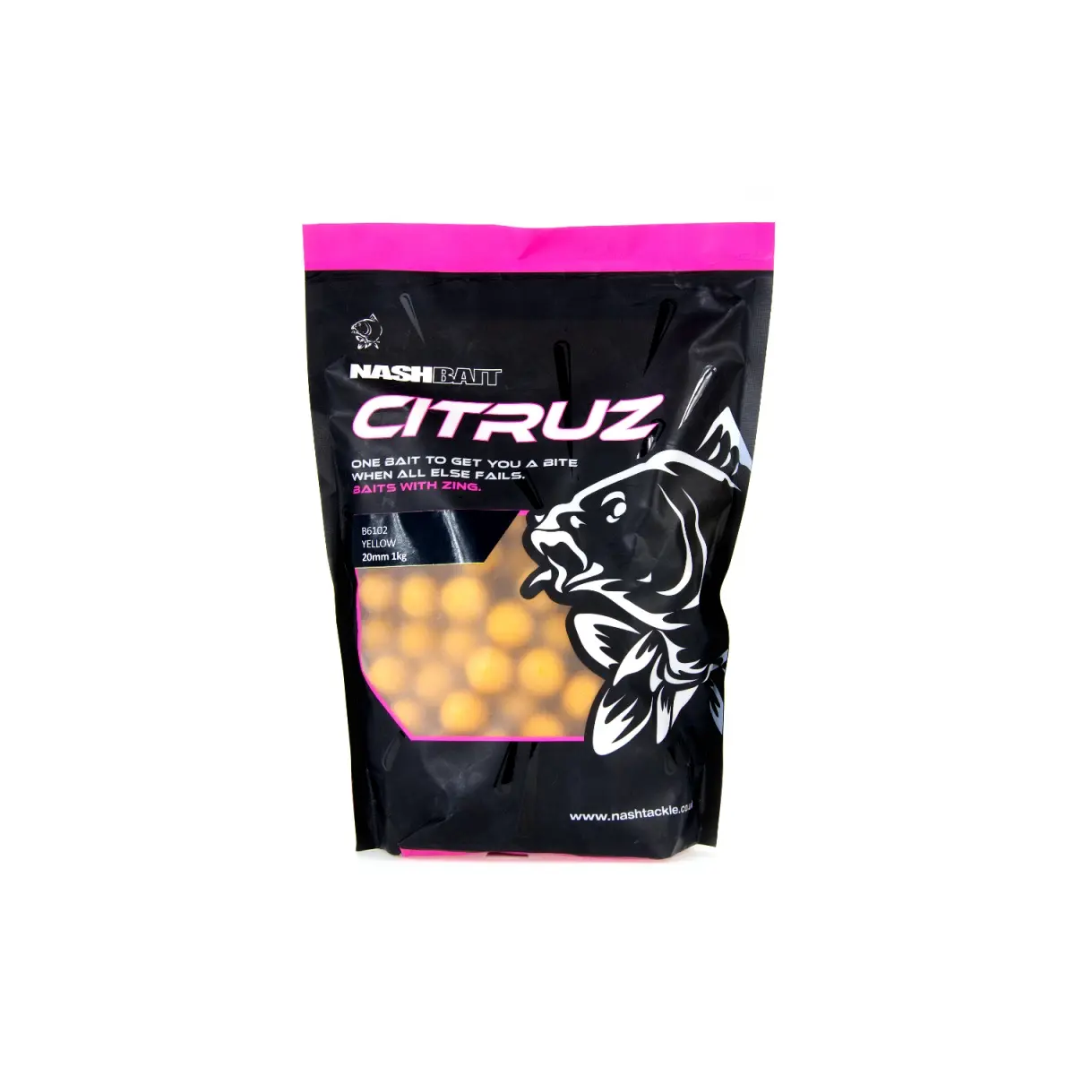 Nash Citruz Yellow Boiliesrozmiar 20mm - MPN: B6102 - EAN: 5055108861027