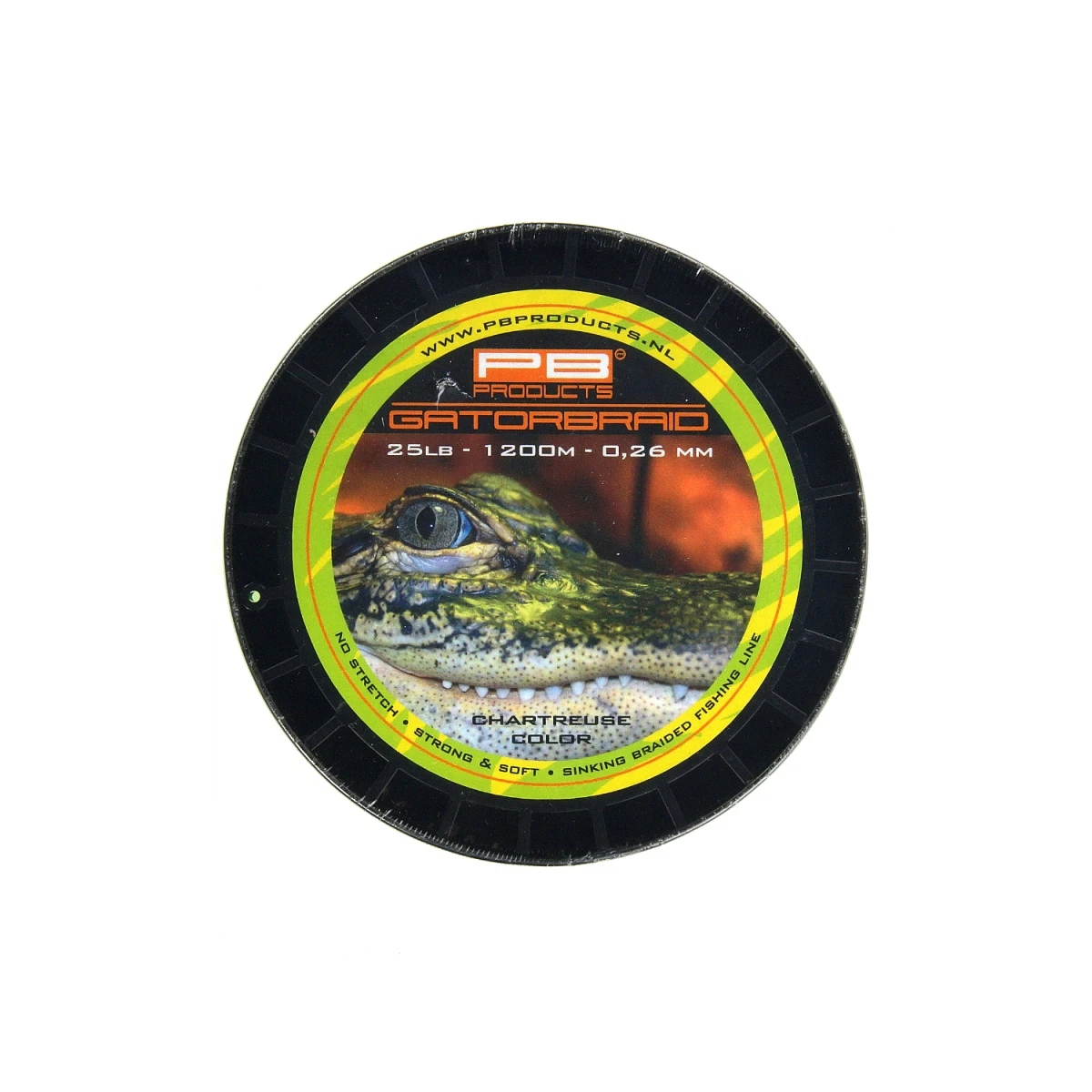 PB Gator Braid Chatreuserodzaj 25lb / 0.26mm (1200m) - MPN: 11531 - EAN: 8717524115319