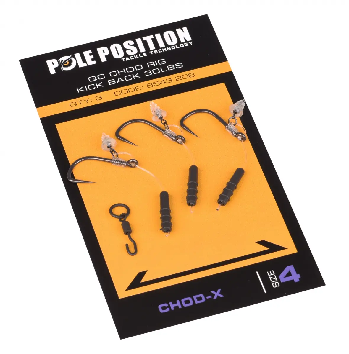 Strategy Pole Position QC Chod Rig rozmiar 4 - MPN: 8543-204 - EAN: 8716851465746